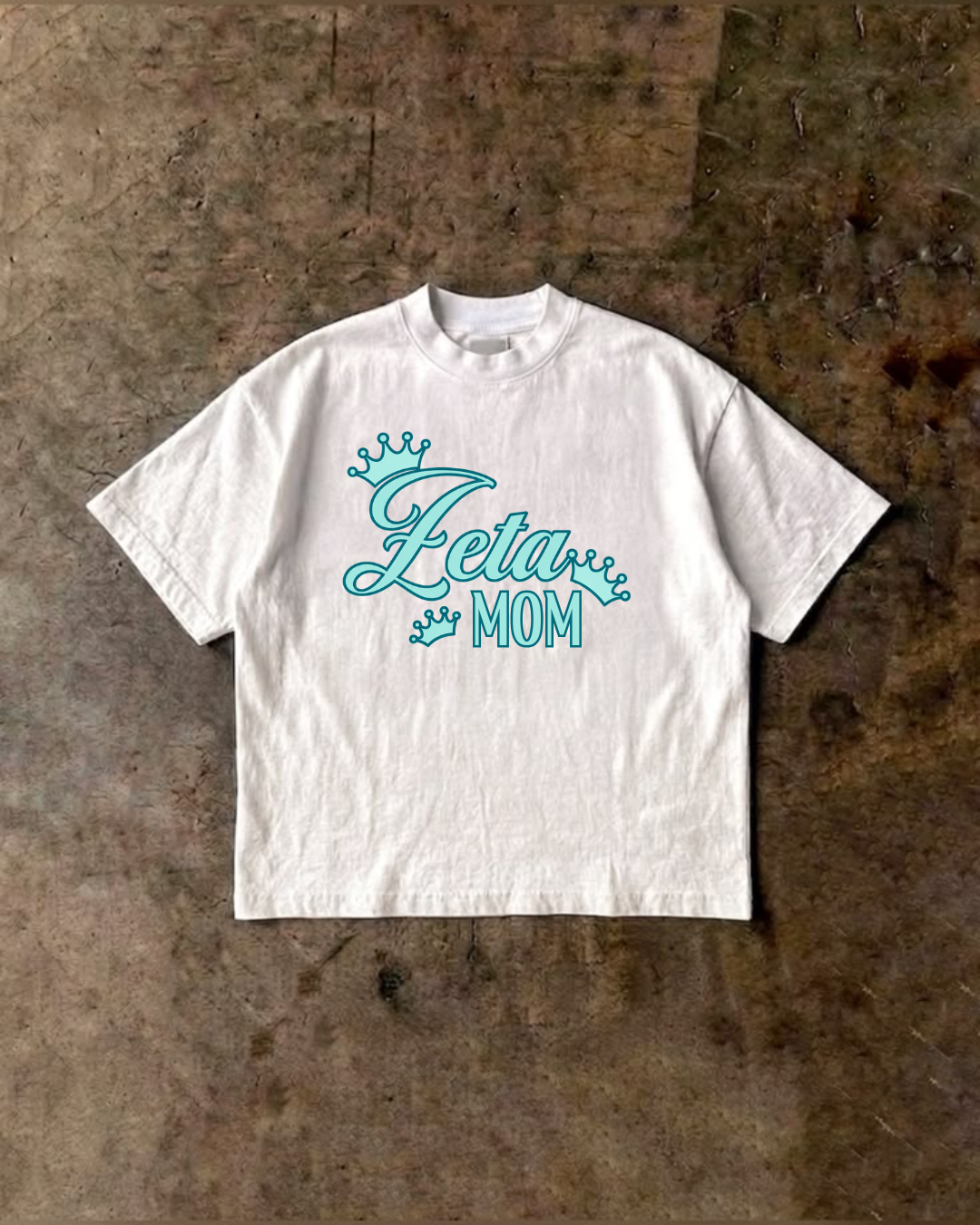 Zeta Tau Alpha MOM Cotton Tee