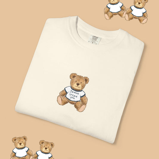 Jesus Loves You Teddy Bear Tee