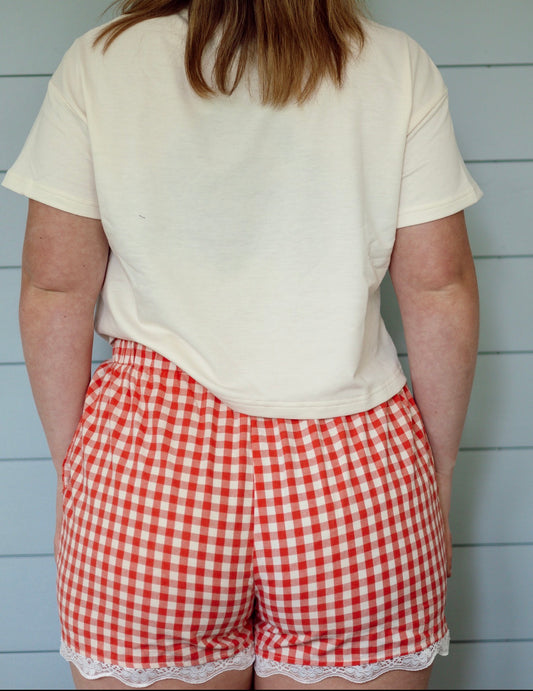The Monroe Gingham Shorts