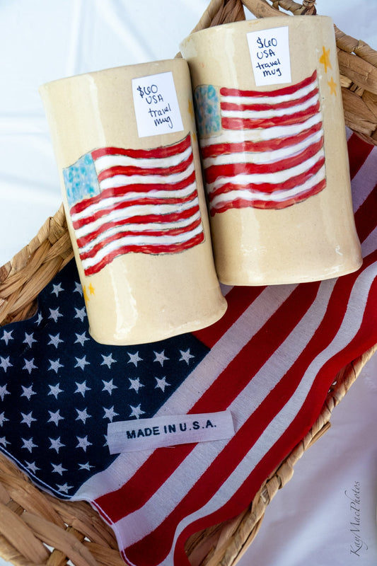 Front Porch Americana Travel Mug #2