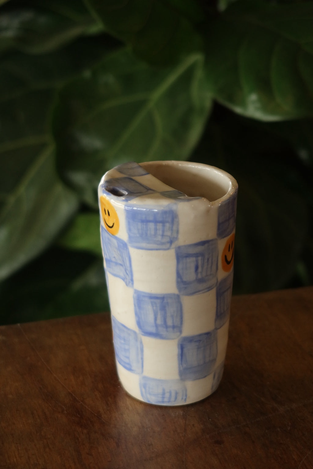 Happy Check Travel Tumbler