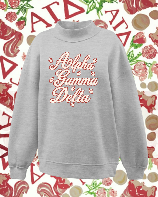 Alpha Gamma Delta Mockneck / Sweatshirt