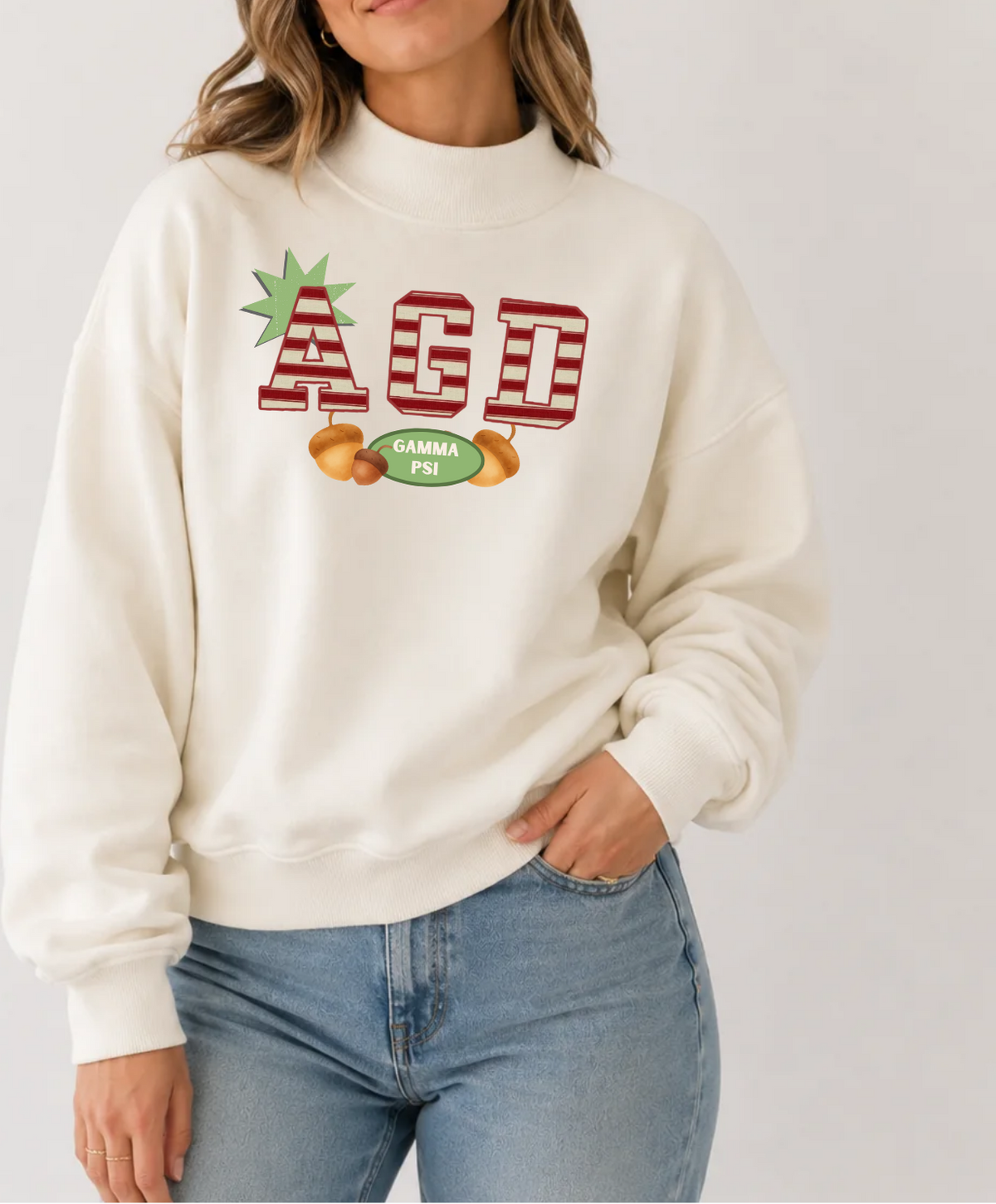 AGD Gamma Psi Mockneck (1-2 weeks)