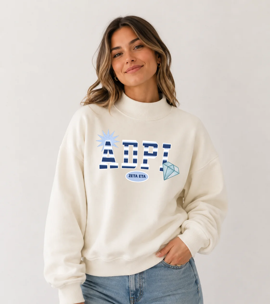 ADPi Zeta Eta Mockneck (1-2 weeks)