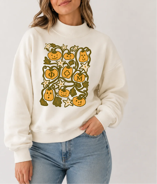 Phi Mu Harvest Mockneck (1-2 weeks)