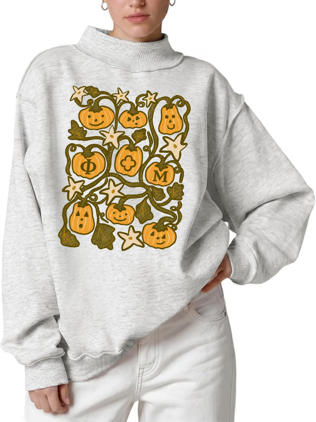 Phi Mu Harvest Mockneck (1-2 weeks)